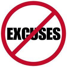 Excuses for skipping a workout